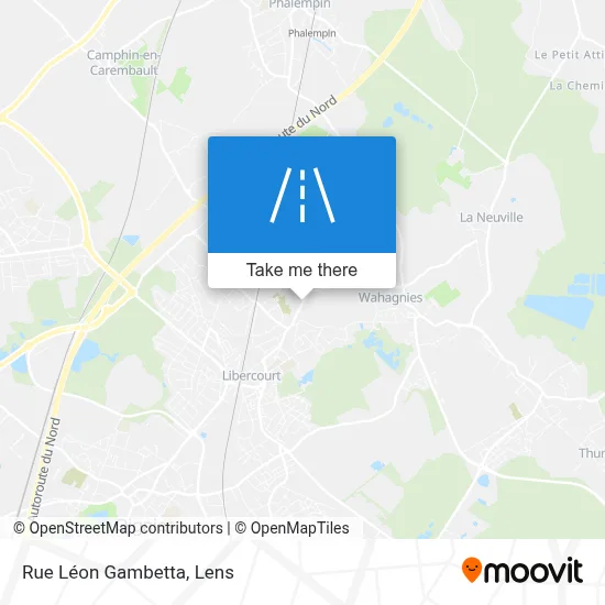 Rue Léon Gambetta map