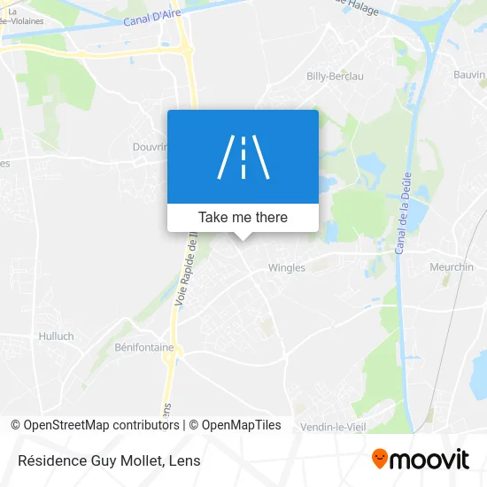 Résidence Guy Mollet map