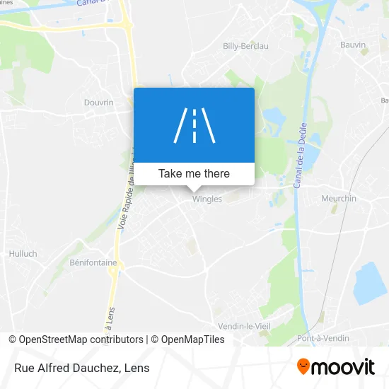 Rue Alfred Dauchez map