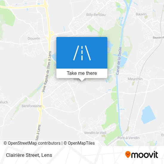 Rue De La Clairière map