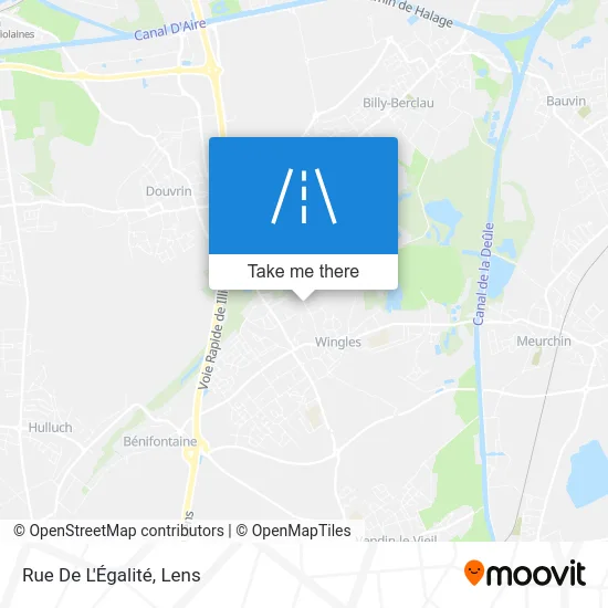 Rue De L'Égalité map