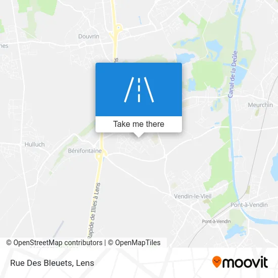 Rue Des Bleuets map