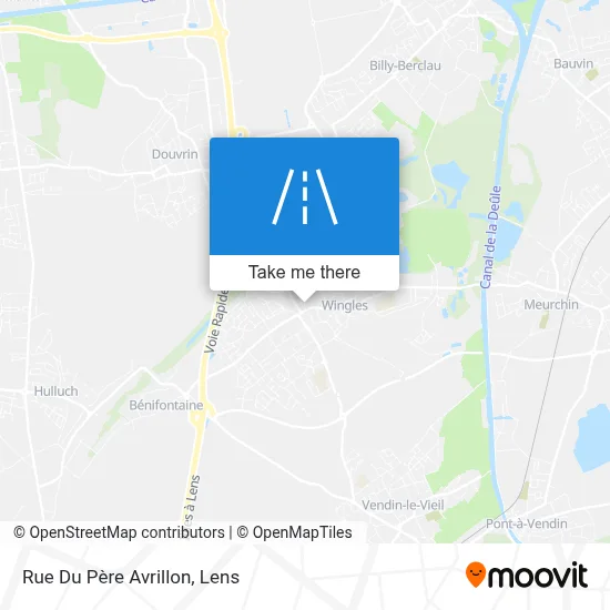 Rue Du Père Avrillon map