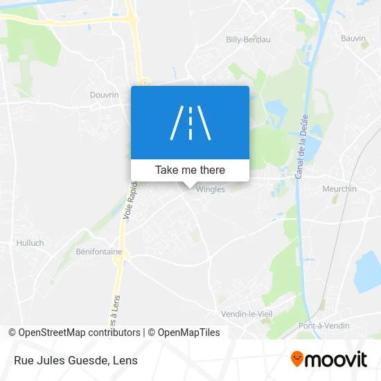 Mapa Rue Jules Guesde