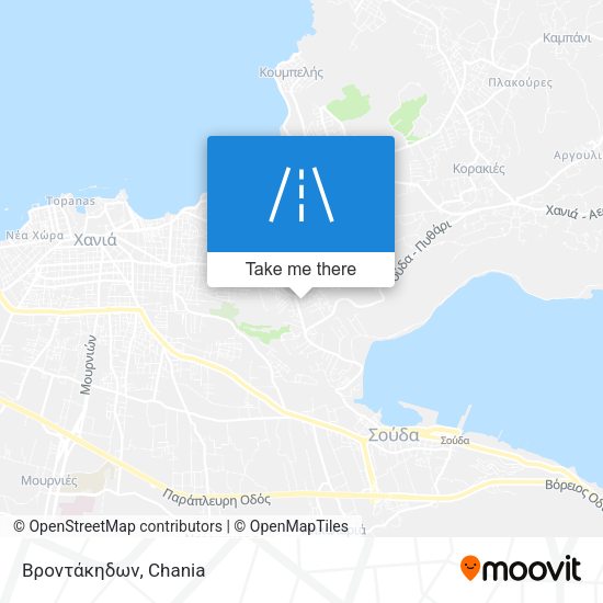 Βροντάκηδων map