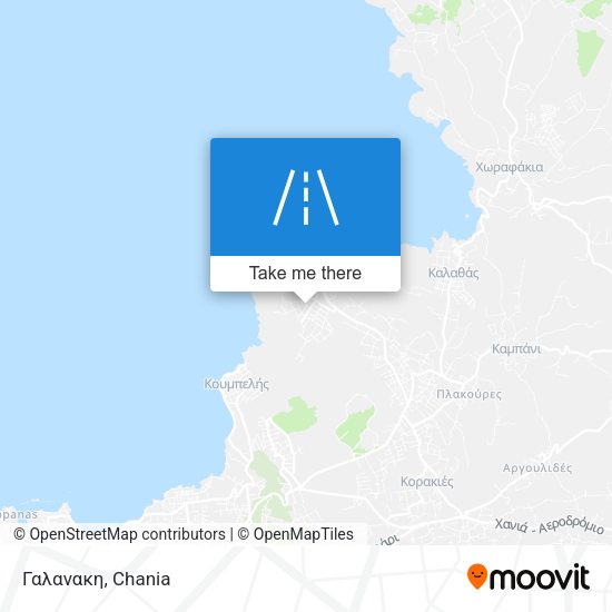 Γαλανακη map