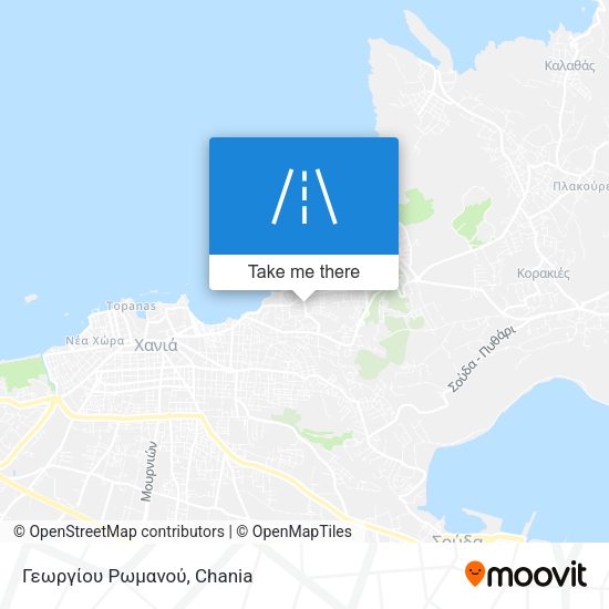 Γεωργίου Ρωμανού map