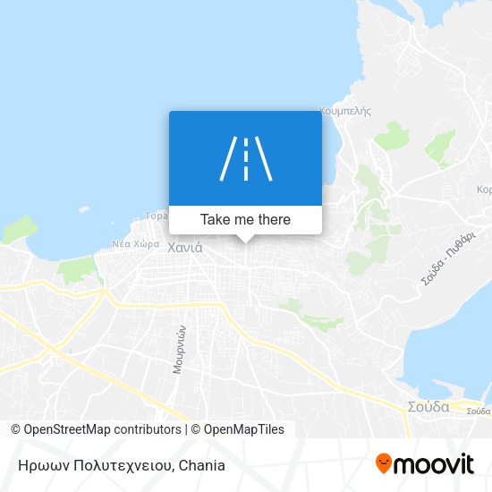 Ηρωων Πολυτεχνειου map