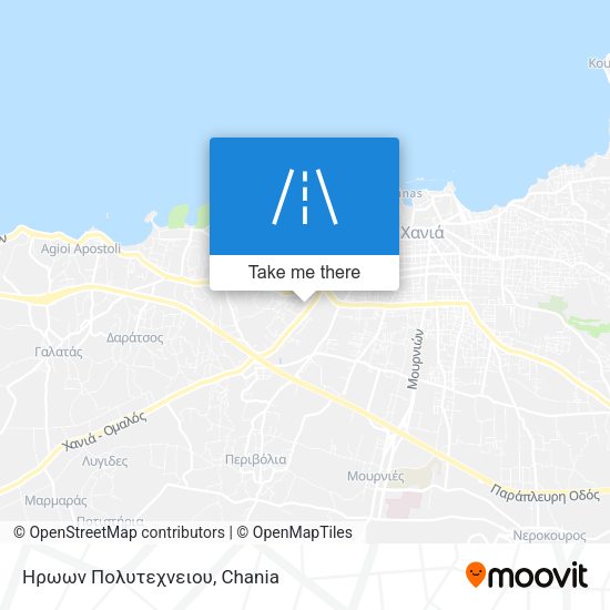 Ηρωων Πολυτεχνειου map