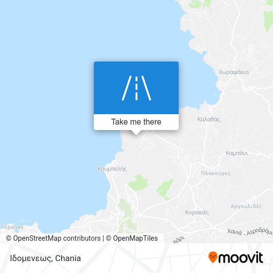 Ιδομενεως map