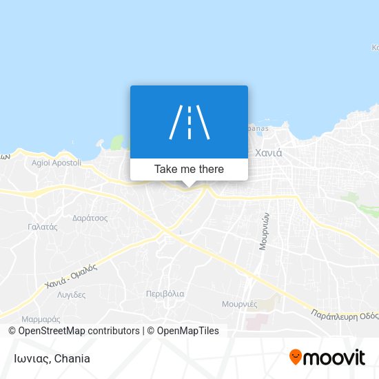 Ιωνιας map