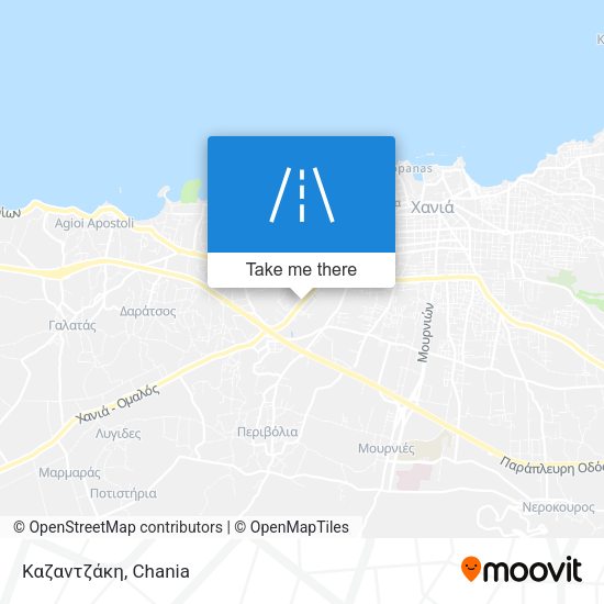 Καζαντζάκη map