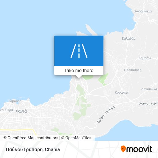 Παύλου Γρυπάρη map