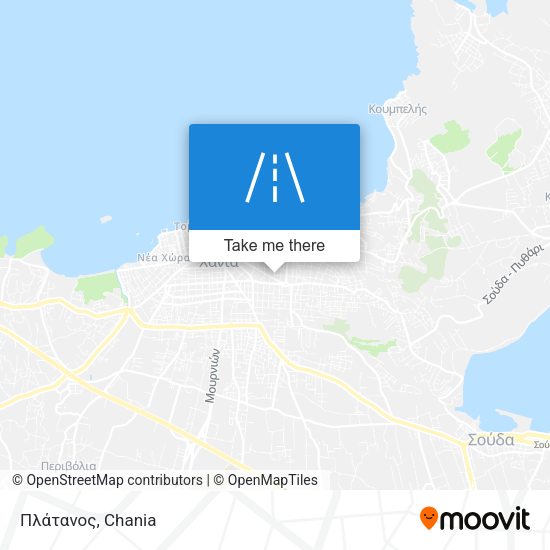 Πλάτανος map