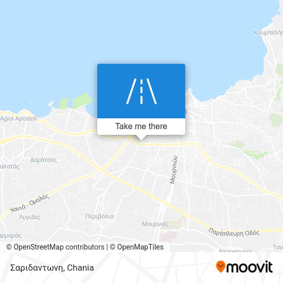 Σαριδαντωνη map
