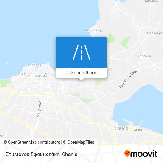 Στυλιανού Σφακιωτάκη map