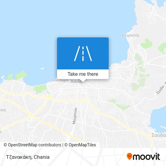 Τζανακάκη map