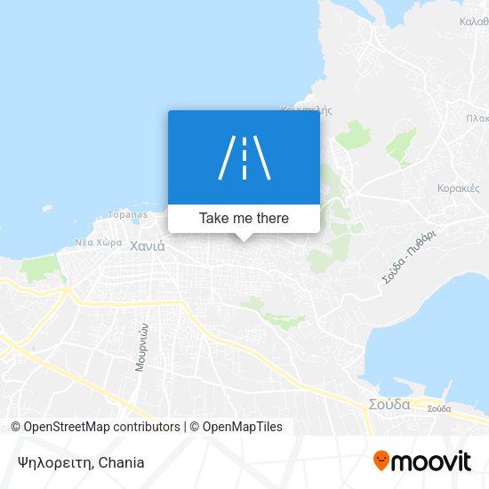 Ψηλορειτη map