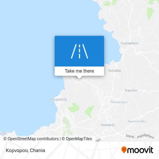 Κορναρου map