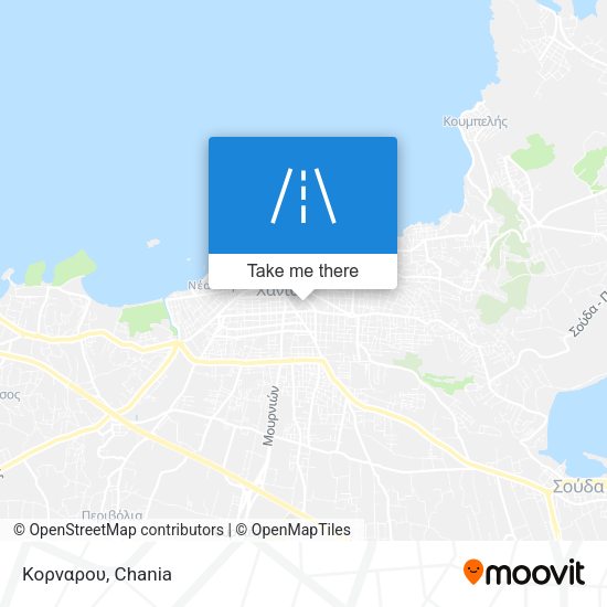 Κορναρου map
