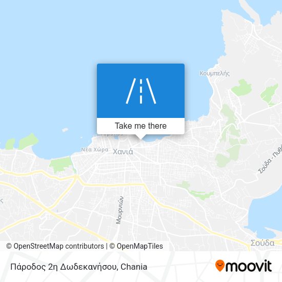 Πάροδος 2η Δωδεκανήσου map