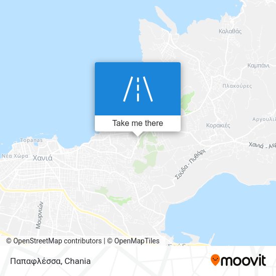 Παπαφλέσσα map