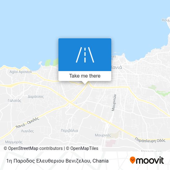 1η Παροδος Ελευθεριου Βενιζελου map