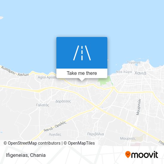 Ifigeneias map