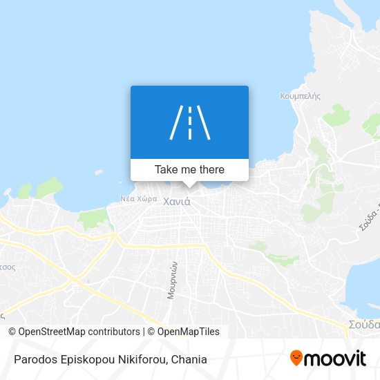 Parodos Episkopou Nikiforou map