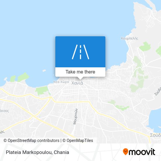 Plateia Markopoulou map
