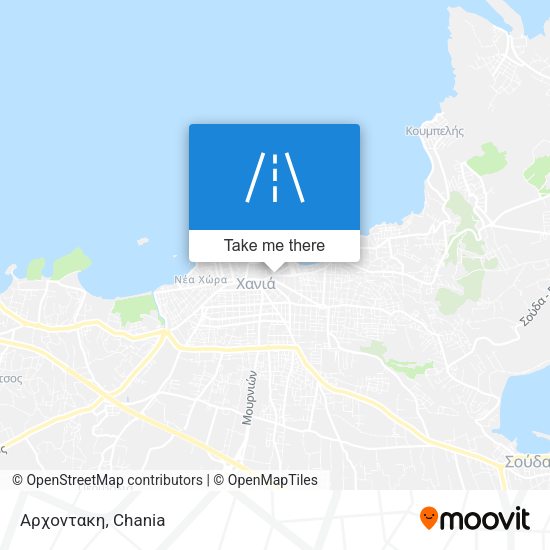 Αρχοντακη map