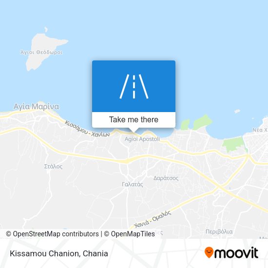 Kissamou Chanion map