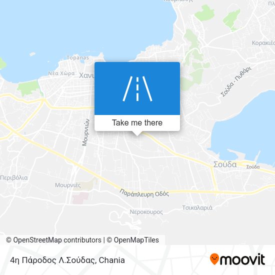 4η Πάροδος Λ.Σούδας map