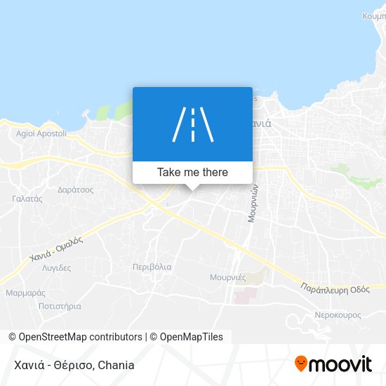Χανιά - Θέρισο map