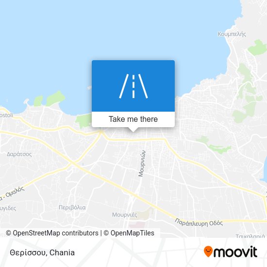 Θερίσσου map