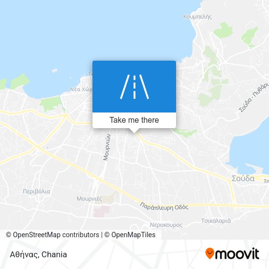 Αθήνας map