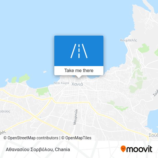 Αθανασίου Σορβόλου map
