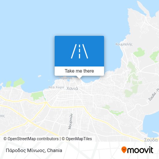 Πάροδος Μίνωος map