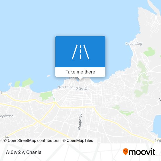 Λιθινών map