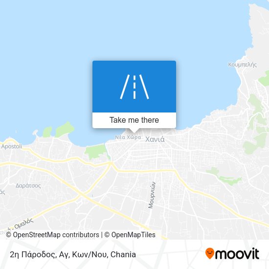 2η Πάροδος, Αγ, Κων/Νου map