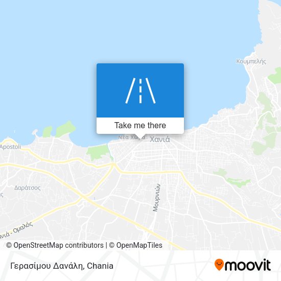 Γερασίμου Δανάλη map