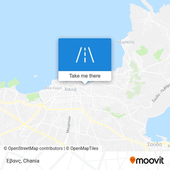 Έβανς map