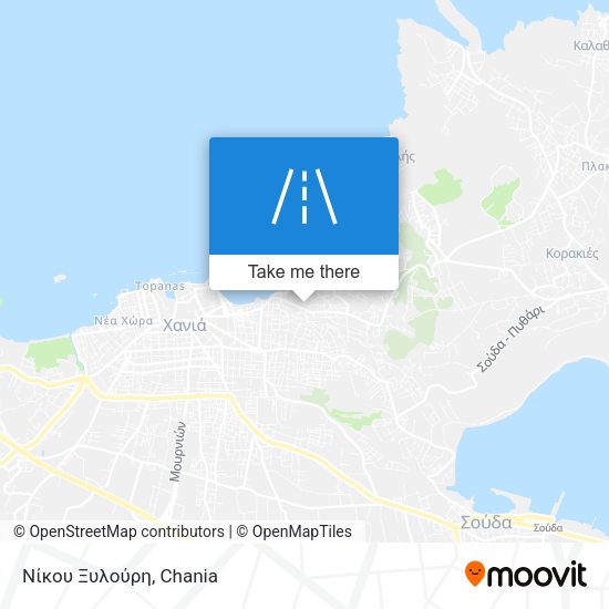 Νίκου Ξυλούρη map