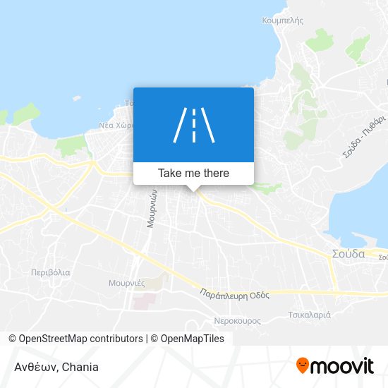 Ανθέων map