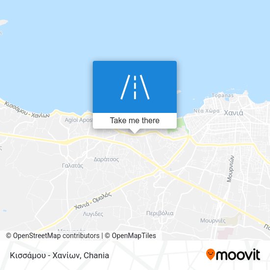 Κισσάμου - Χανίων map