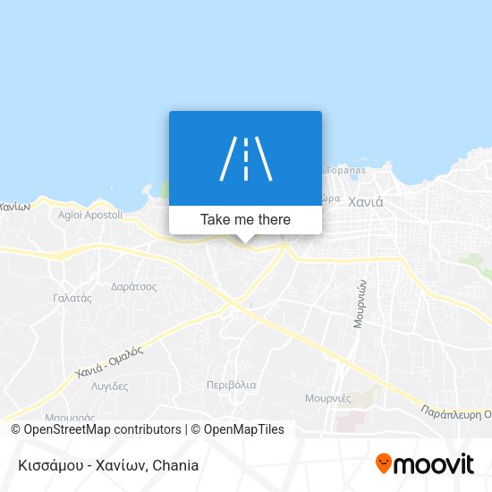 Κισσάμου - Χανίων map