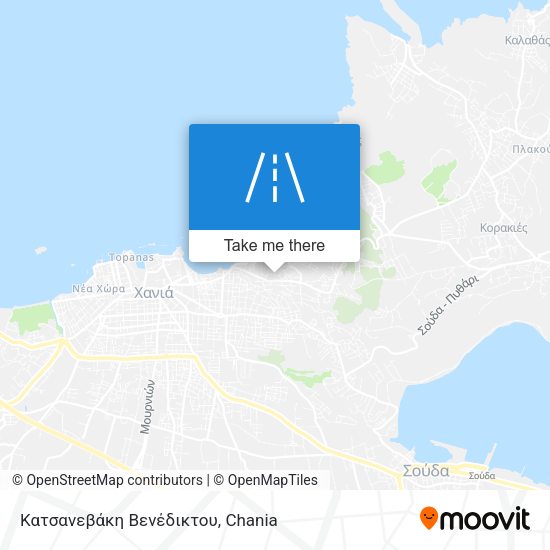 Κατσανεβάκη Βενέδικτου map