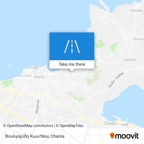 Βουλγαρίδη Κων/Νου map