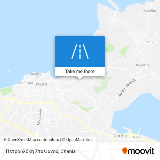 Πετρουλάκη Στυλιανού map