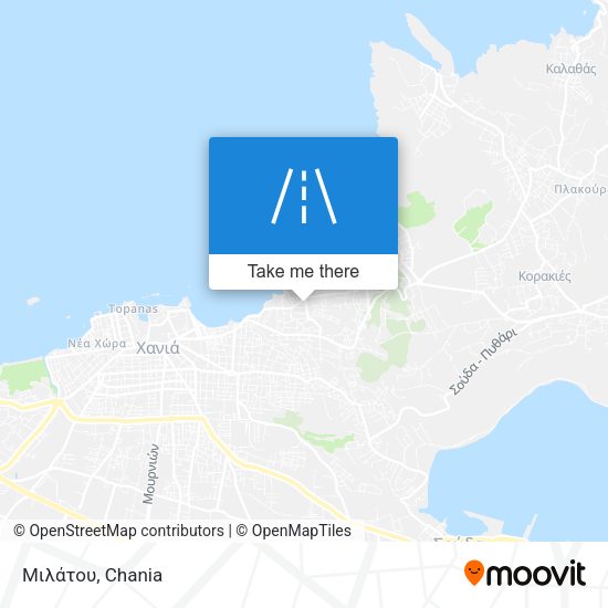 Μιλάτου map